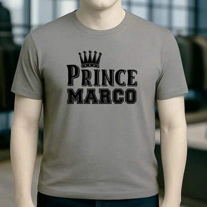 PRINCE + WUNSCHNAME • Unisex Premium T-Shirt XS-5XL aus Bio-Baumwolle für Damen & Herren • Exklusivdesign • personalisiert