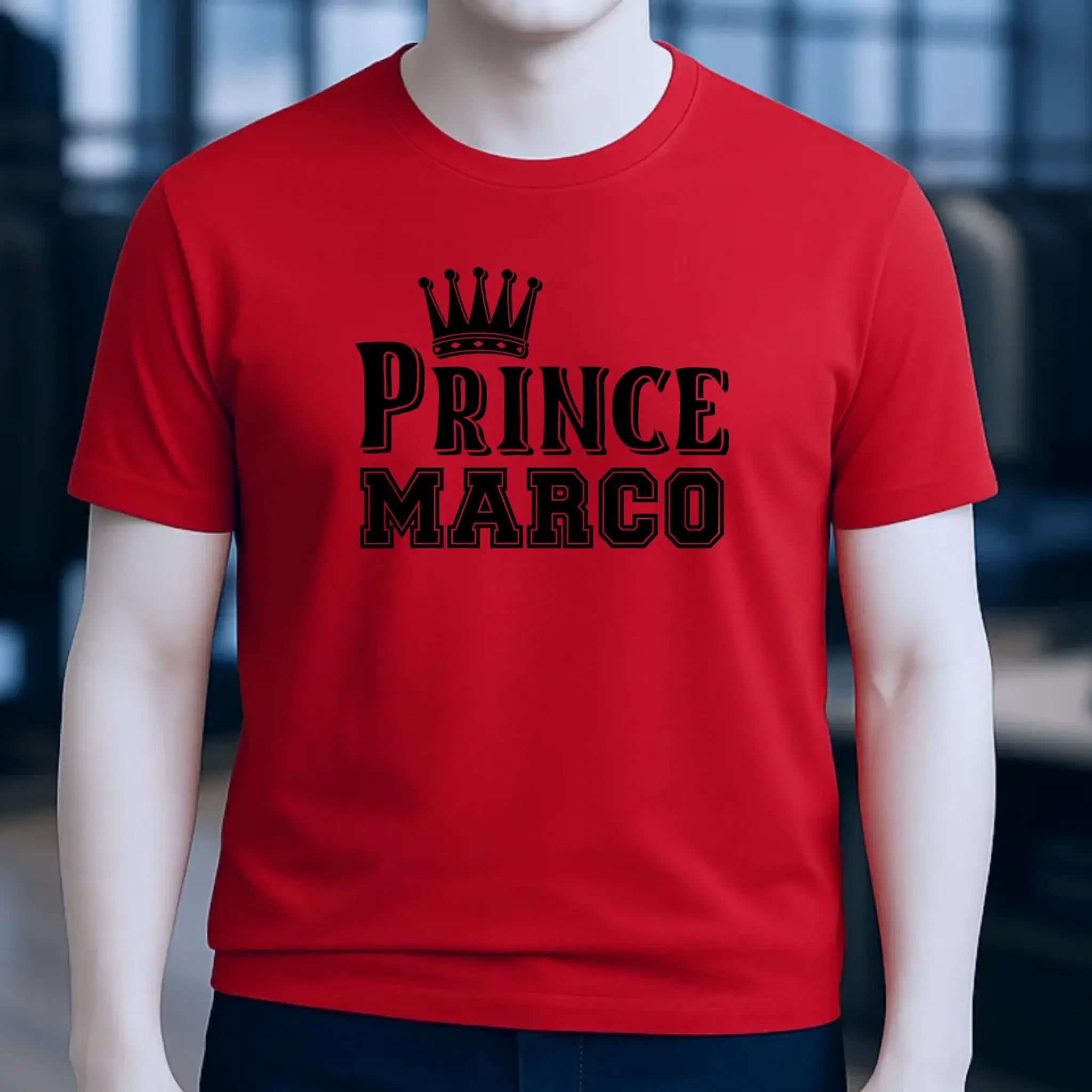 PRINCE + WUNSCHNAME • Unisex Premium T-Shirt XS-5XL aus Bio-Baumwolle für Damen & Herren • Exklusivdesign • personalisiert
