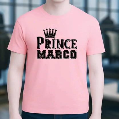 PRINCE + WUNSCHNAME • Unisex Premium T-Shirt XS-5XL aus Bio-Baumwolle für Damen & Herren • Exklusivdesign • personalisiert