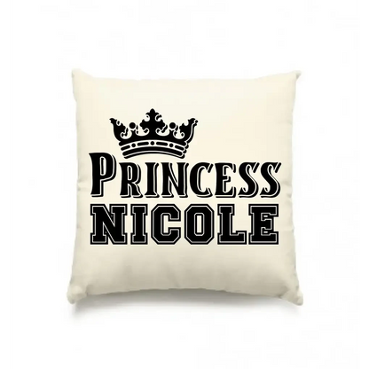 PRINCESS + WUNSCHNAME • Kissen 40x40 cm • Exklusivdesign • personalisiert