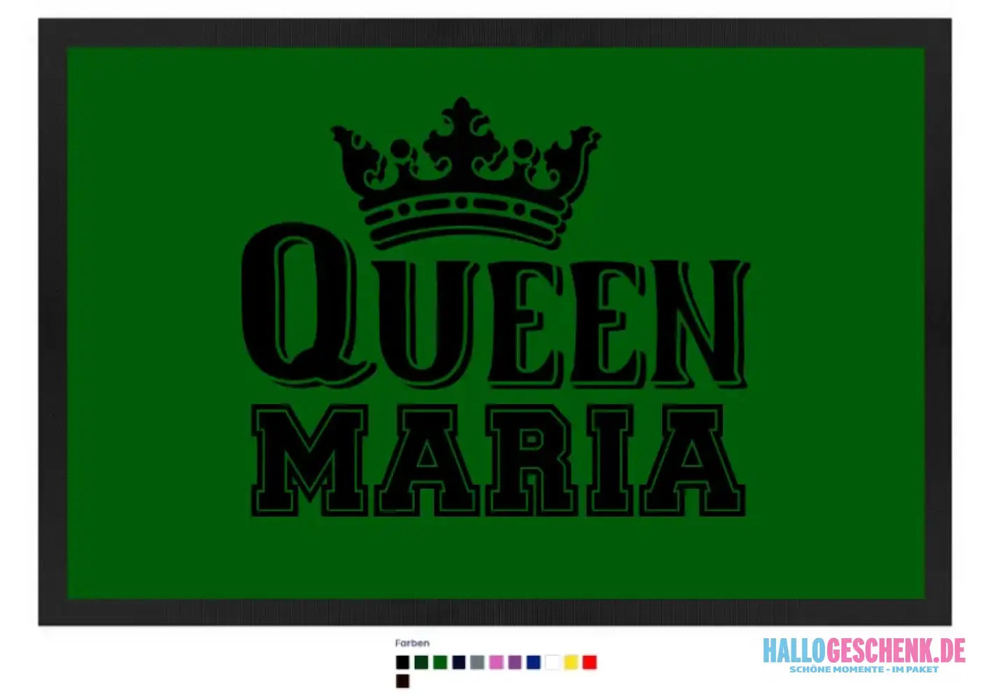 QUEEN + WUNSCHNAME • Fußmatte • Exklusivdesign • personalisiert