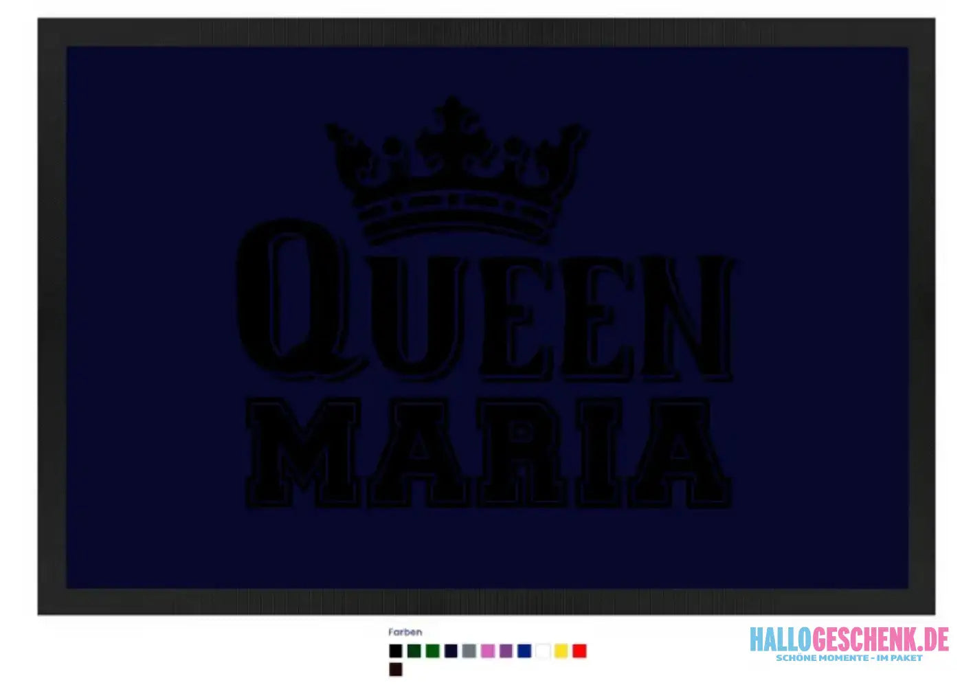 QUEEN + WUNSCHNAME • Fußmatte • Exklusivdesign • personalisiert