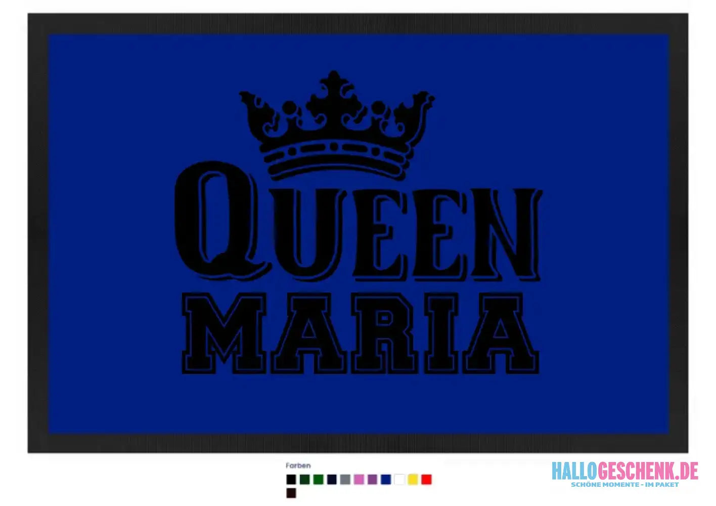 QUEEN + WUNSCHNAME • Fußmatte • Exklusivdesign • personalisiert