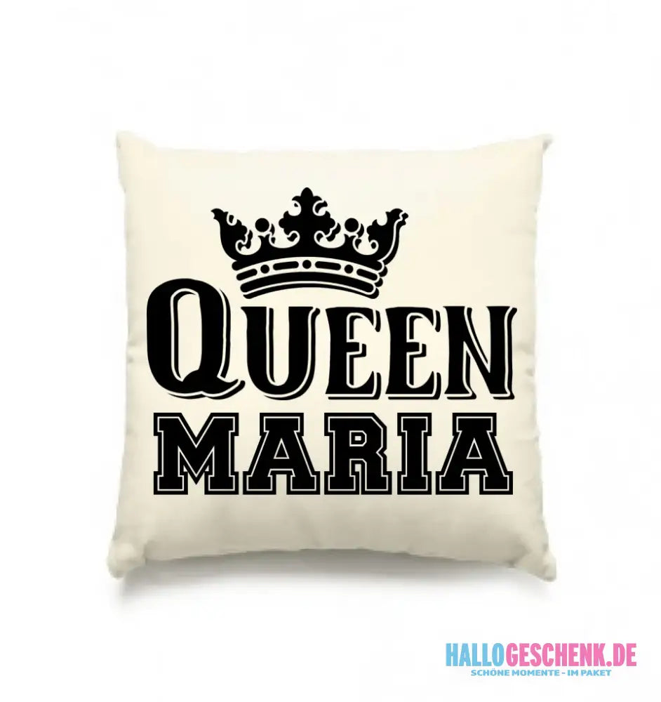 QUEEN + WUNSCHNAME • Kissen 40x40 cm • Exklusivdesign • personalisiert