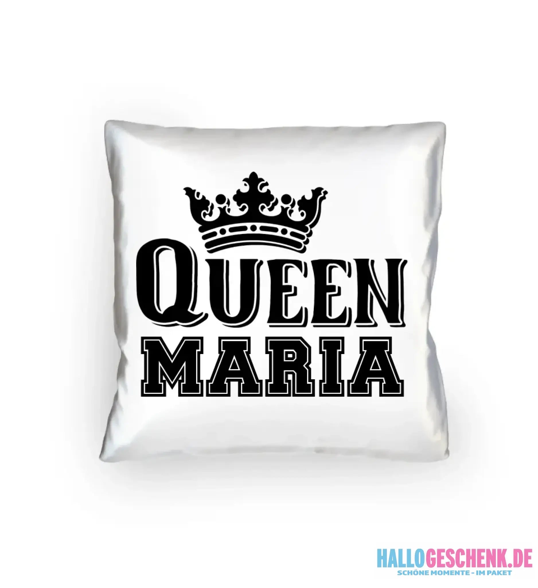 QUEEN + WUNSCHNAME • Kissen 40x40 cm • Exklusivdesign • personalisiert