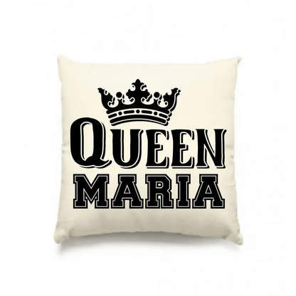 QUEEN + WUNSCHNAME • Kissen 40x40 cm • Exklusivdesign • personalisiert