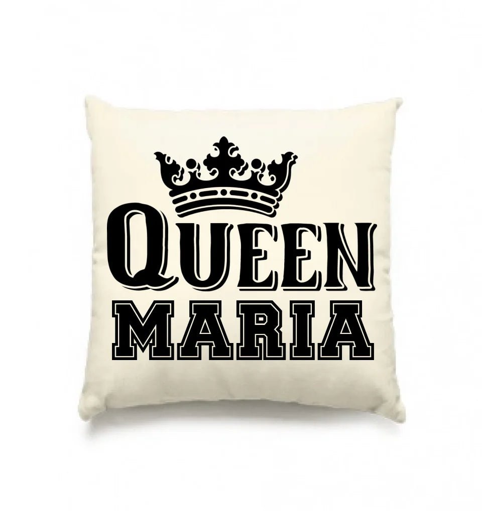 QUEEN + WUNSCHNAME • Kissen 40x40 cm • Exklusivdesign • personalisiert