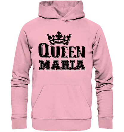 QUEEN + WUNSCHNAME • Unisex Premium Hoodie XS - 5XL aus Bio - Baumwolle für Damen & Herren • Exklusivdesign • personalisiert - HalloGeschenk.de