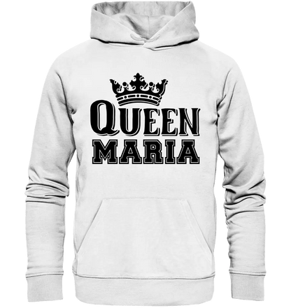 QUEEN + WUNSCHNAME • Unisex Premium Hoodie XS - 5XL aus Bio - Baumwolle für Damen & Herren • Exklusivdesign • personalisiert - HalloGeschenk.de