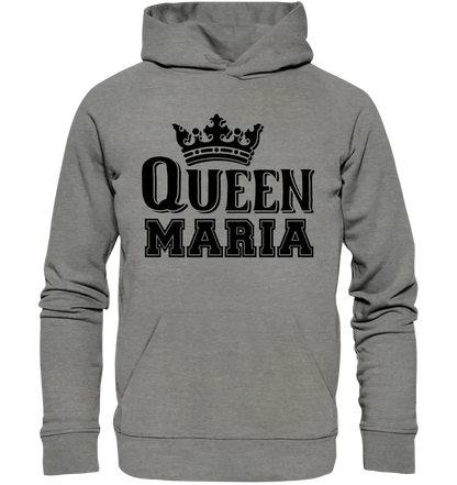 QUEEN + WUNSCHNAME • Unisex Premium Hoodie XS - 5XL aus Bio - Baumwolle für Damen & Herren • Exklusivdesign • personalisiert - HalloGeschenk.de