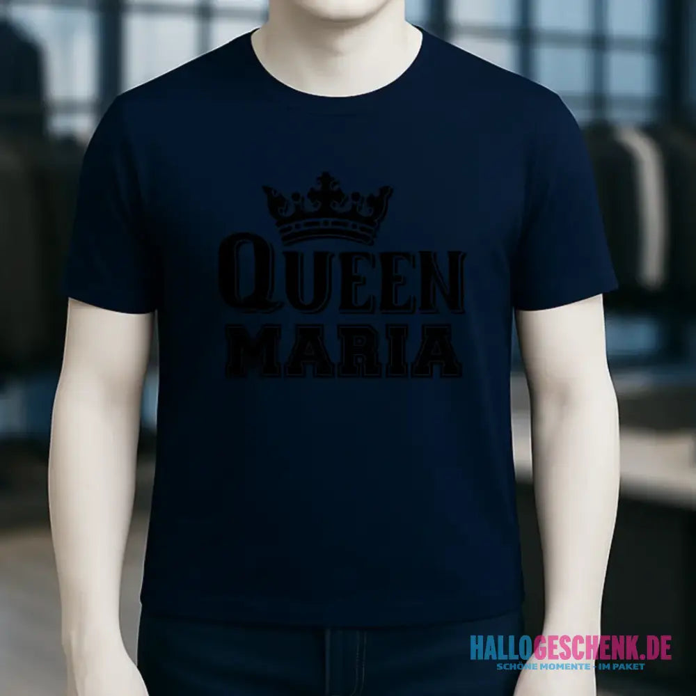 QUEEN + WUNSCHNAME • Unisex Premium T-Shirt XS-5XL aus Bio-Baumwolle für Damen & Herren • Exklusivdesign • personalisiert