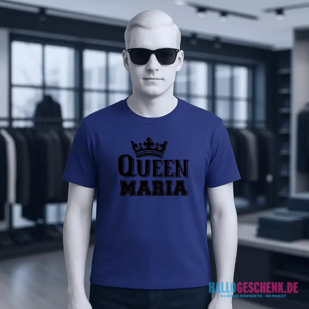 QUEEN + WUNSCHNAME • Unisex Premium T-Shirt XS-5XL aus Bio-Baumwolle für Damen & Herren • Exklusivdesign • personalisiert