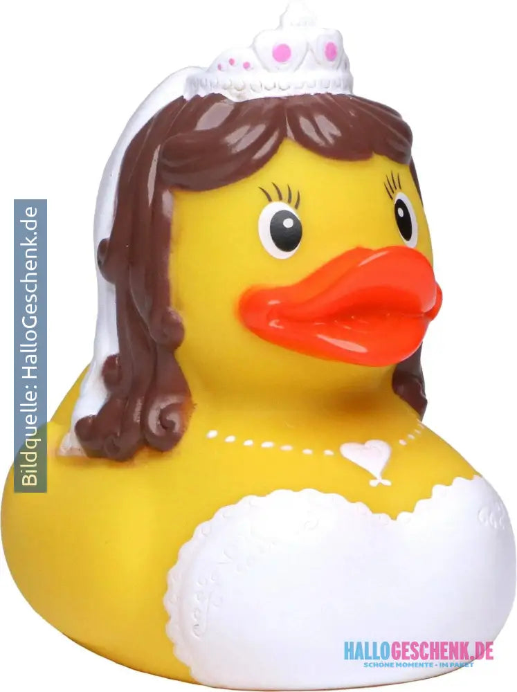 Quietsche-Ente Badeente Braut Hochzeit "Sie"