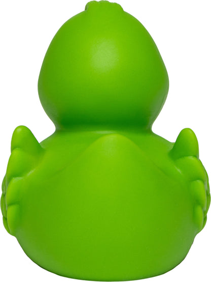 Quietsche-Ente „Wings“ (Grün) – besondere Federoptik • Badeente - Badeenten