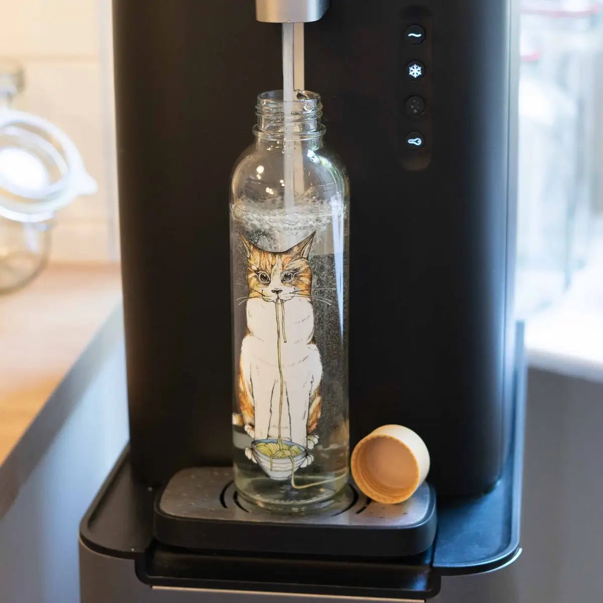 RAMEN CAT 0,7 l Glasflasche