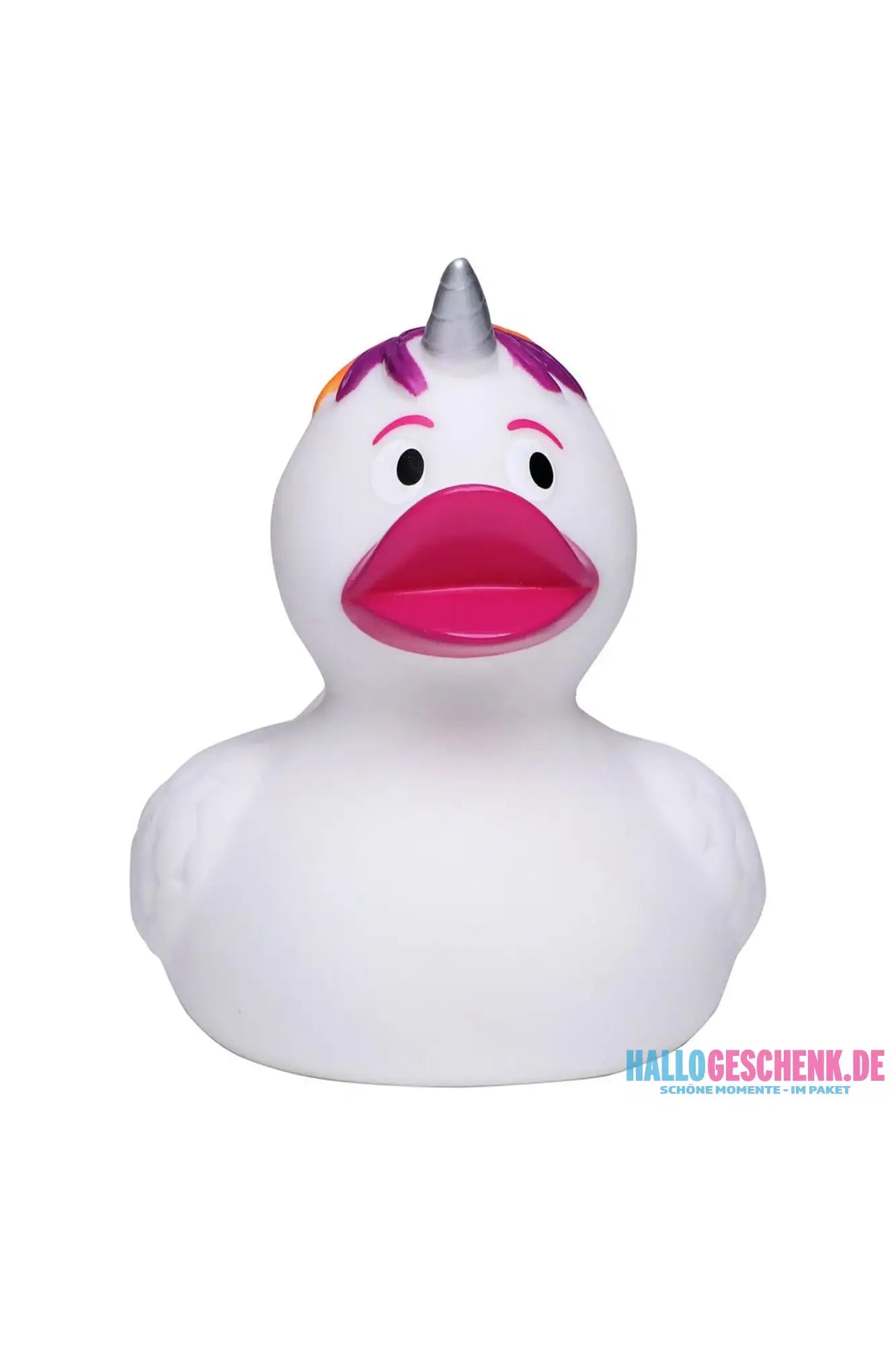 Regenbogen Einhorn Bunt • Quietsche-Ente / Badeente - Badeenten