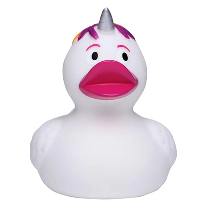 Regenbogen Einhorn Bunt • Quietsche-Ente / Badeente - Badeenten