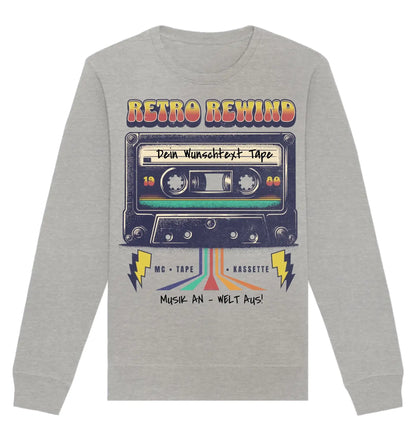 HalloGeschenk.de front-organic-basic-unisex-sweatshirt-c2c1c0-1116x