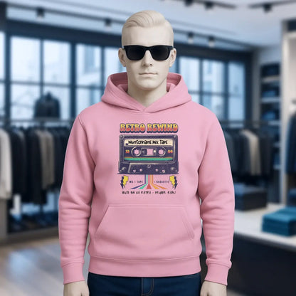 Retro MC 1950 bis 2010 + Wunschtext • Unisex Premium Hoodie XS-5XL aus Bio-Baumwolle für Damen & Herren