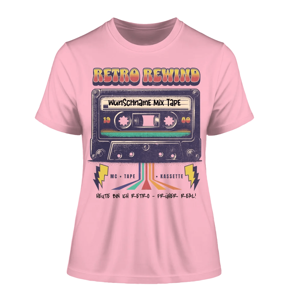 Retro MC 1960 bis 1999 + Wunschtext • Ladies Premium T-Shirt XS - 2XL aus Bio - Baumwolle für Damen • Exklusivdesign • personalisiert von HalloGeschenk.de