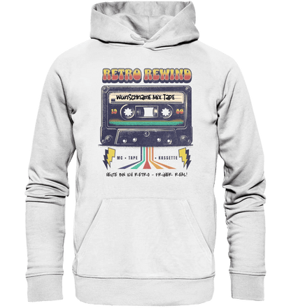 Retro MC 1960 bis 1999 + Wunschtext • Unisex Premium Hoodie XS - 5XL aus Bio - Baumwolle für Damen & Herren von HalloGeschenk.de