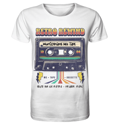 Retro MC 1960 bis 1999 + Wunschtext • Unisex Premium T-Shirt XS - 5XL aus Bio - Baumwolle für Damen & Herren • Exklusivdesign • personalisiert von HalloGeschenk.de