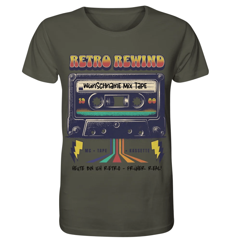 Retro MC 1960 bis 1999 + Wunschtext • Unisex Premium T-Shirt XS - 5XL aus Bio - Baumwolle für Damen & Herren • Exklusivdesign • personalisiert von HalloGeschenk.de