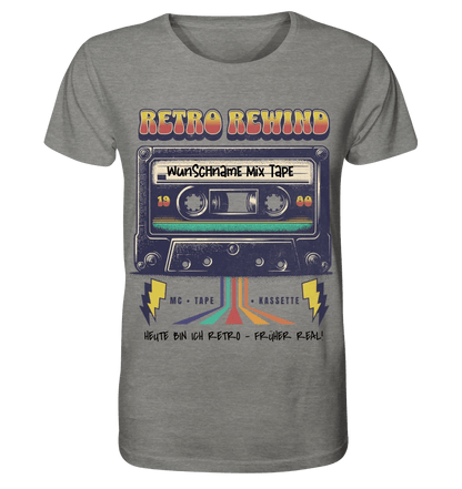 Retro MC 1960 bis 1999 + Wunschtext • Unisex Premium T-Shirt XS - 5XL aus Bio - Baumwolle für Damen & Herren • Exklusivdesign • personalisiert von HalloGeschenk.de