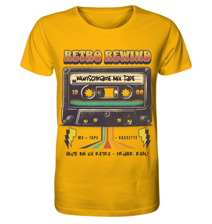 Retro MC 1960 bis 1999 + Wunschtext • Unisex Premium T-Shirt XS - 5XL aus Bio - Baumwolle für Damen & Herren • Exklusivdesign • personalisiert von HalloGeschenk.de