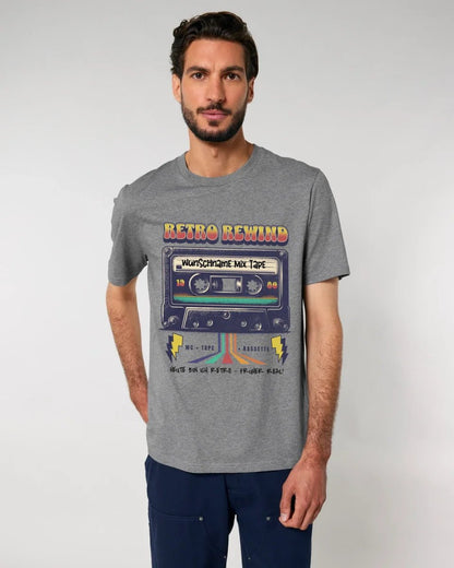 Retro MC 1960 bis 1999 + Wunschtext • Unisex Premium T-Shirt XS - 5XL aus Bio - Baumwolle für Damen & Herren • Exklusivdesign • personalisiert von HalloGeschenk.de