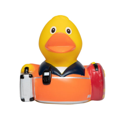 Rettungssanitäter Sanitäter Quietsche-Ente / Badeente (auch als Werbegeschenk geeignet) - HalloGeschenk.de #geschenkideen# #personalisiert# #geschenk#