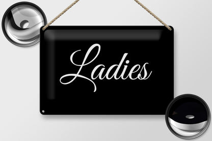 Ladies • Blechschild 20x30cm