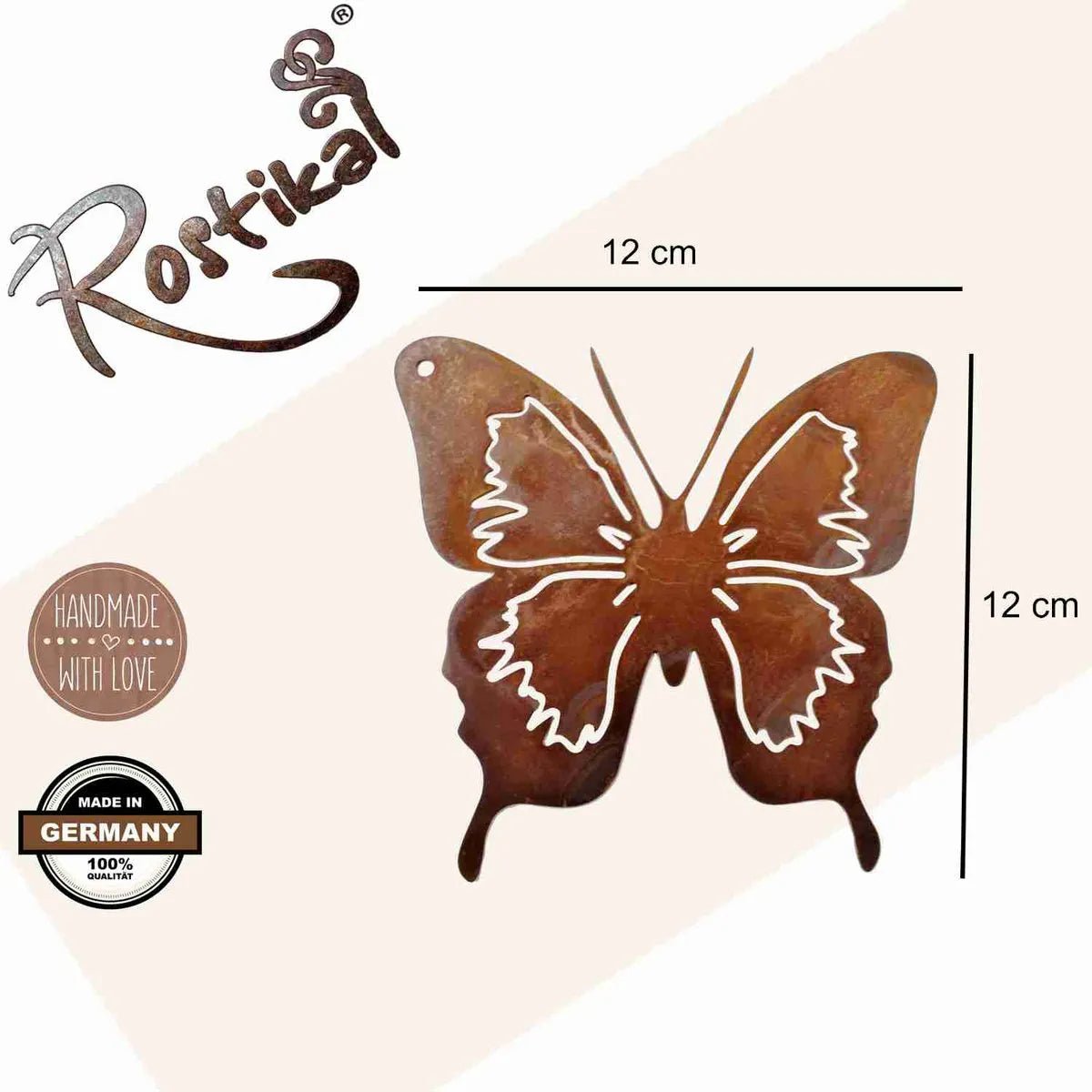 Rost Deko Schmetterling Filigran | Garten und Zimmer Deko von HalloGeschenk.de