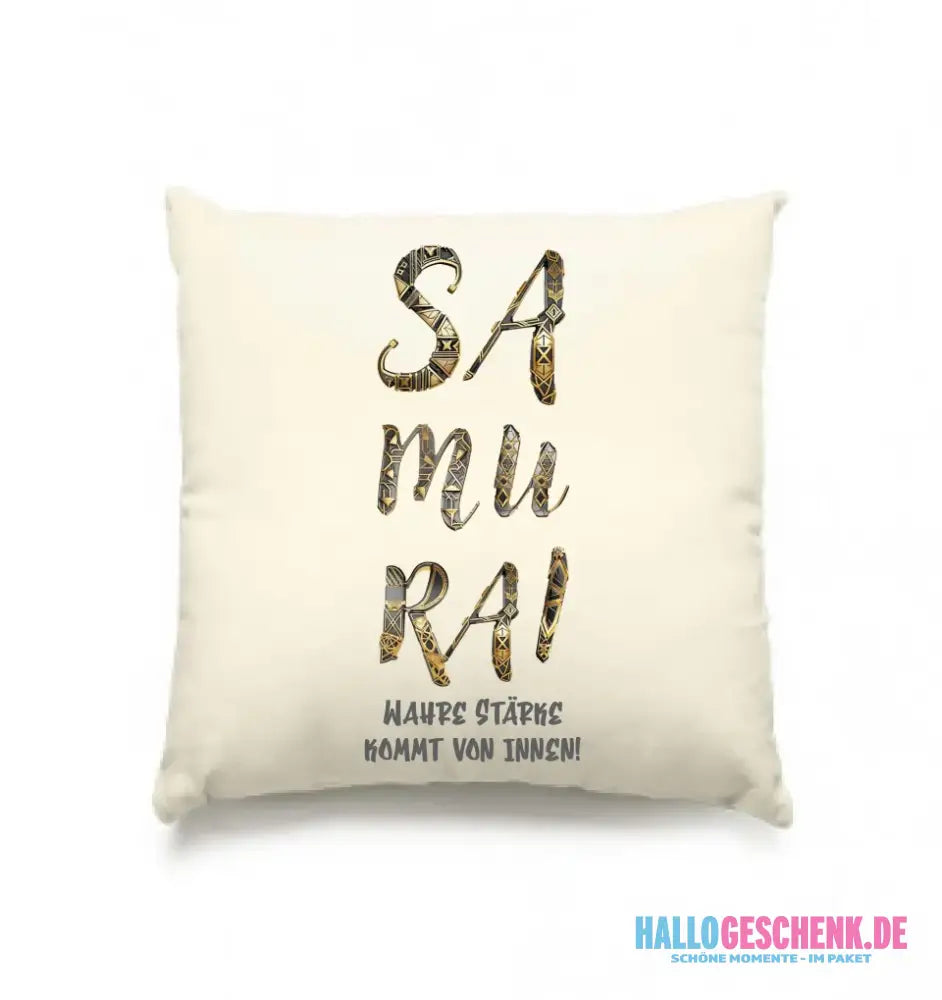 Samurai • Kissen 40x40 cm • Exklusivdesign • personalisiert