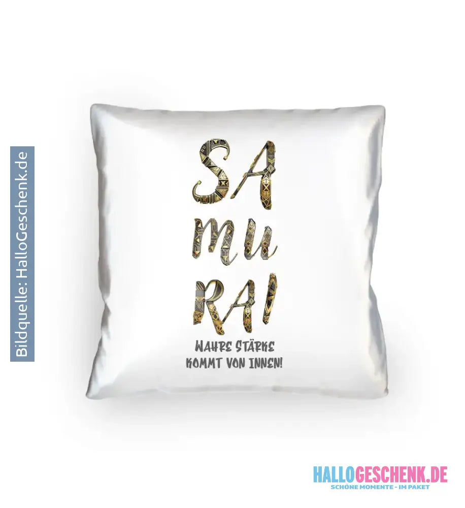 Samurai • Kissen 40x40 cm • Exklusivdesign • personalisiert