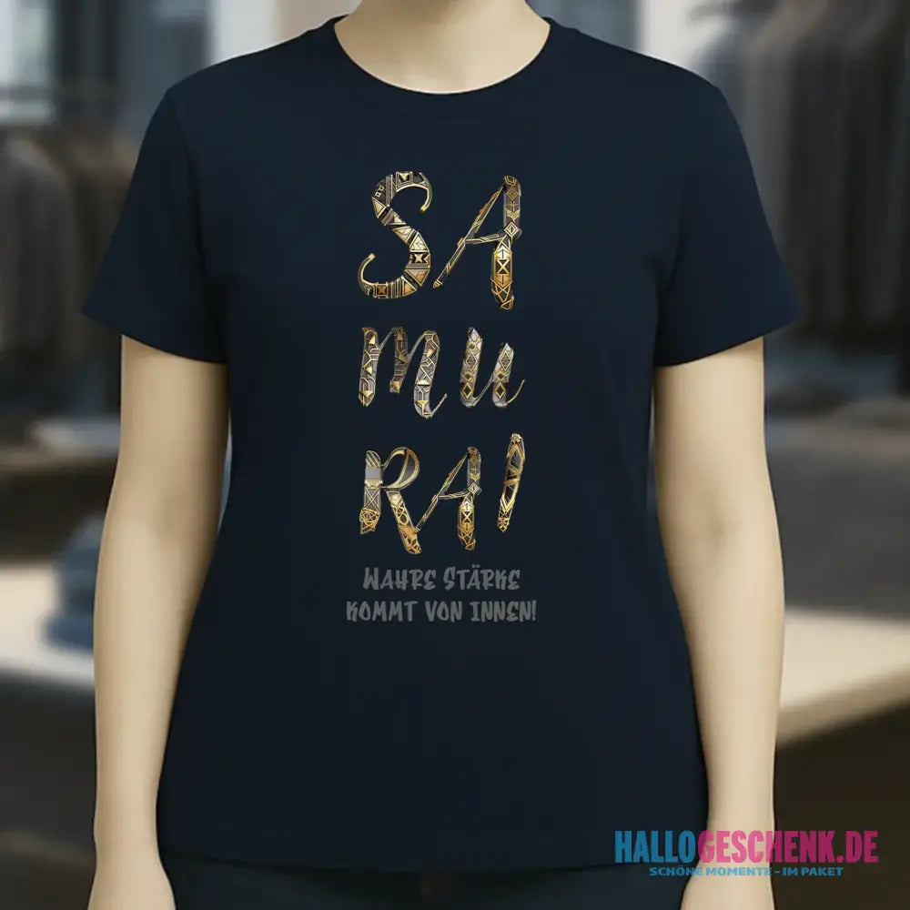 Samurai • Ladies Premium T-Shirt XS-2XL aus Bio-Baumwolle für Damen • Exklusivdesign • personalisiert