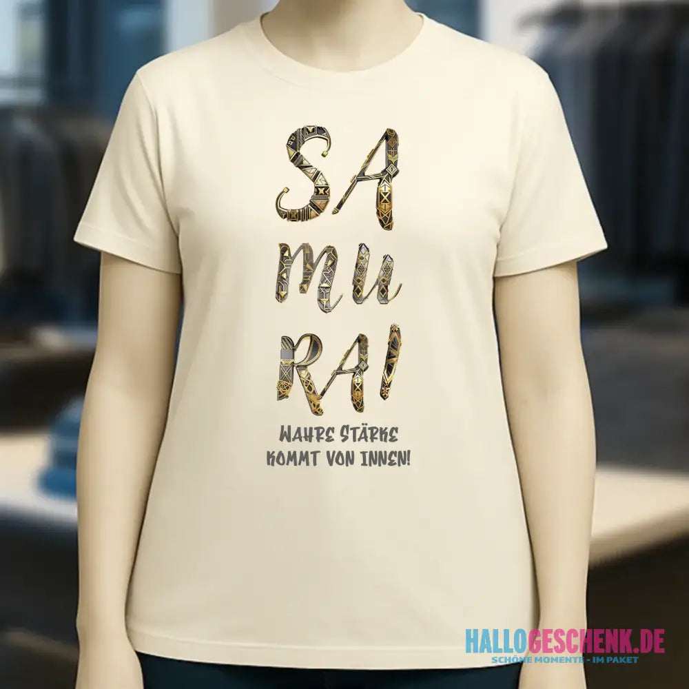 Samurai • Ladies Premium T-Shirt XS-2XL aus Bio-Baumwolle für Damen • Exklusivdesign • personalisiert