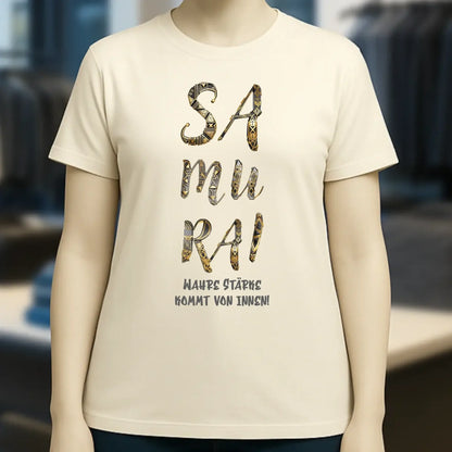 Samurai • Ladies Premium T-Shirt XS-2XL aus Bio-Baumwolle für Damen • Exklusivdesign • personalisiert
