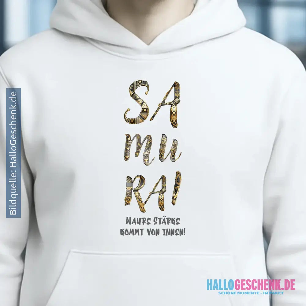 Samurai • Unisex Premium Hoodie XS-5XL aus Bio-Baumwolle für Damen & Herren • Exklusivdesign • personalisiert