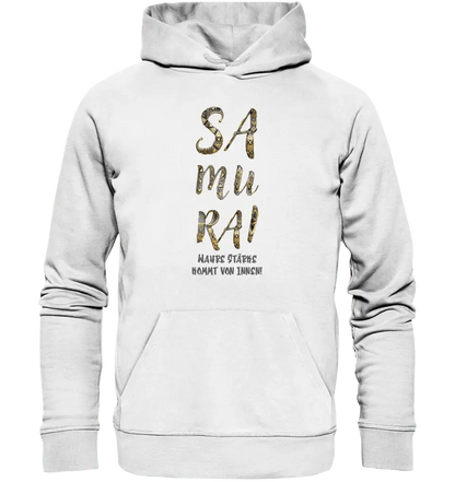 Samurai • Unisex Premium Hoodie XS - 5XL aus Bio - Baumwolle für Damen & Herren • Exklusivdesign • personalisiert - HalloGeschenk.de