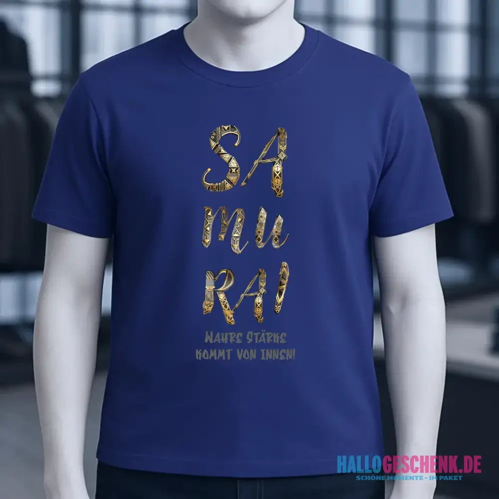 Samurai • Unisex Premium T-Shirt XS-5XL aus Bio-Baumwolle für Damen & Herren • Exklusivdesign • personalisiert