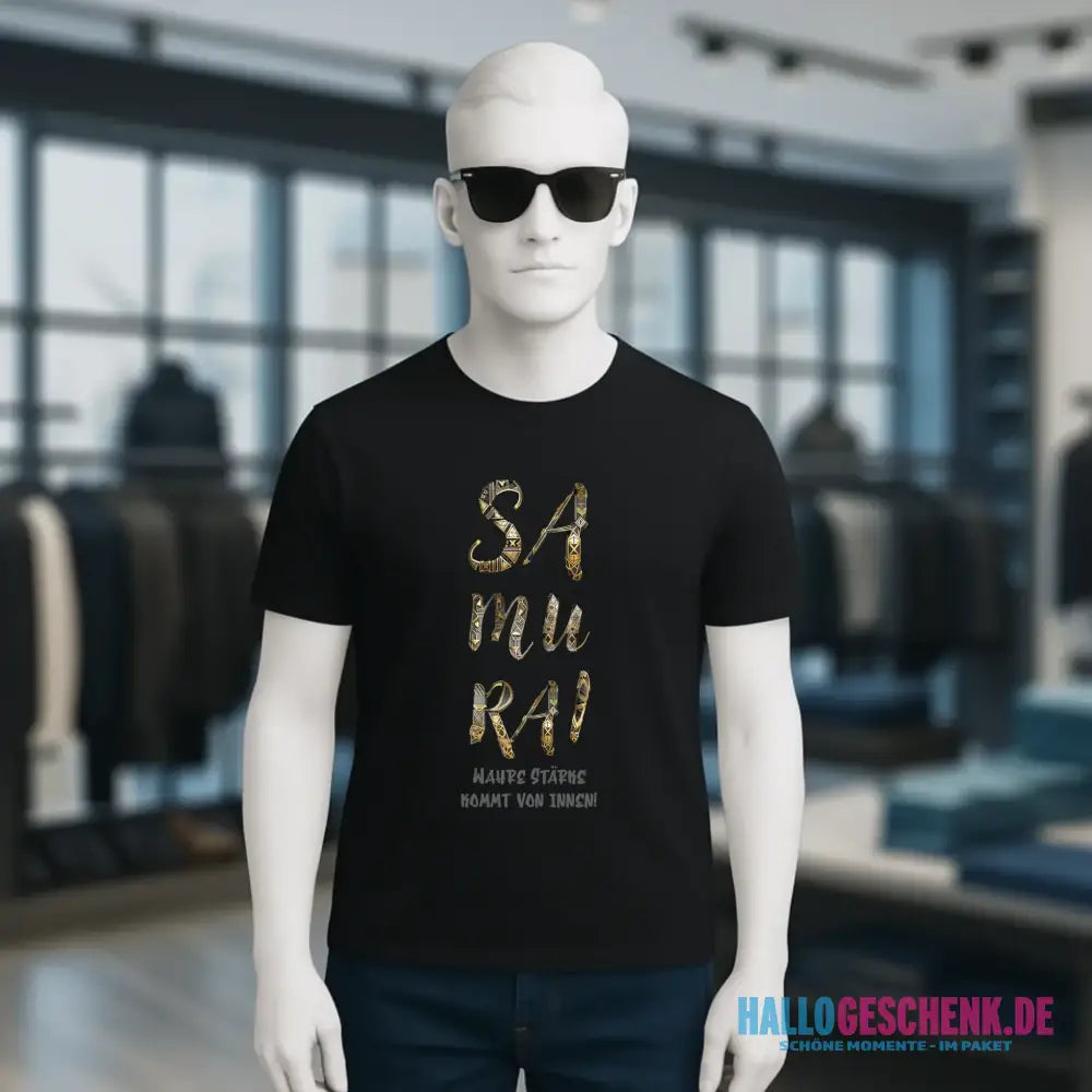 Samurai • Unisex Premium T-Shirt XS-5XL aus Bio-Baumwolle für Damen & Herren • Exklusivdesign • personalisiert