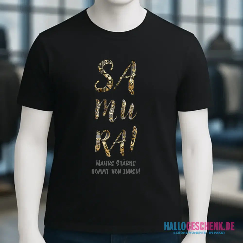 Samurai • Unisex Premium T-Shirt XS-5XL aus Bio-Baumwolle für Damen & Herren • Exklusivdesign • personalisiert
