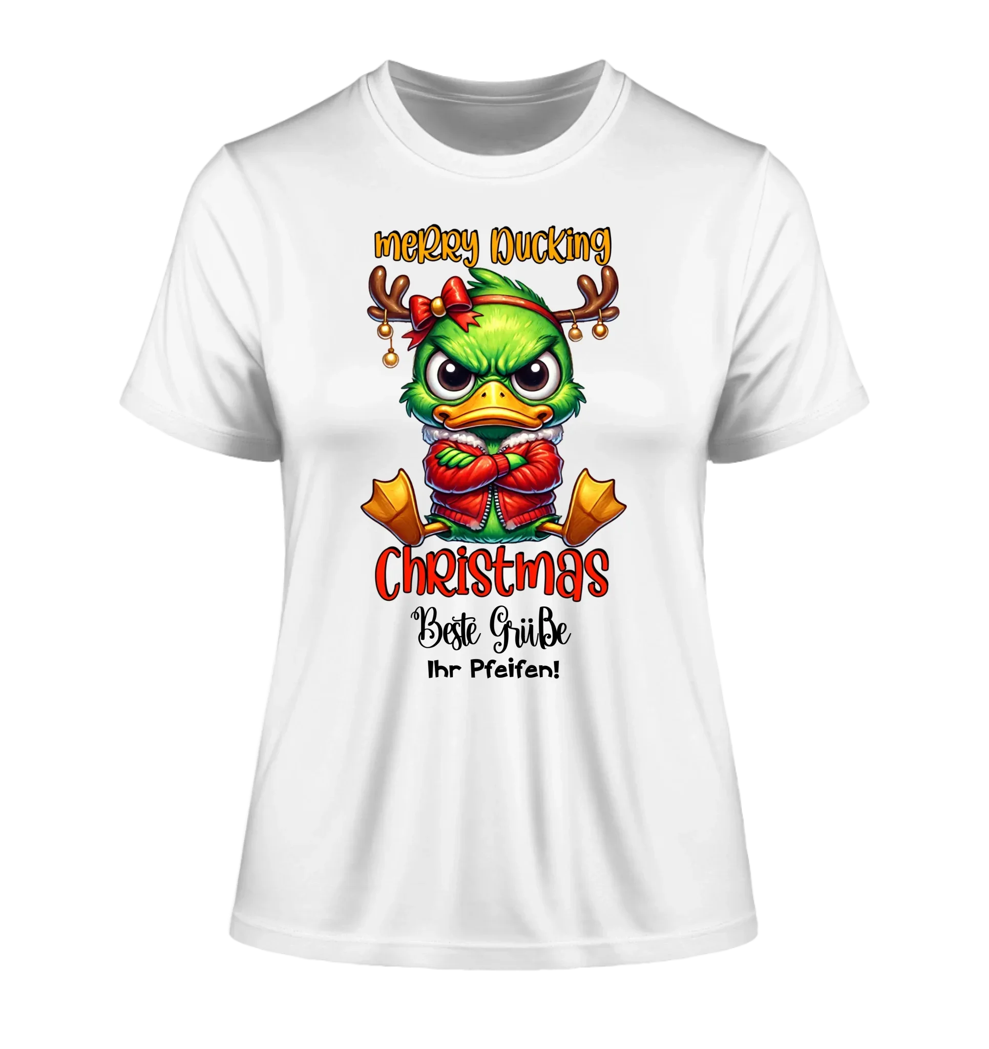 Sarkastisch: Grinchmas Ducks X-mas mit Wunschtext • 12 Motive verfügbar (personalisierbare Motive) • Weihnachtsente