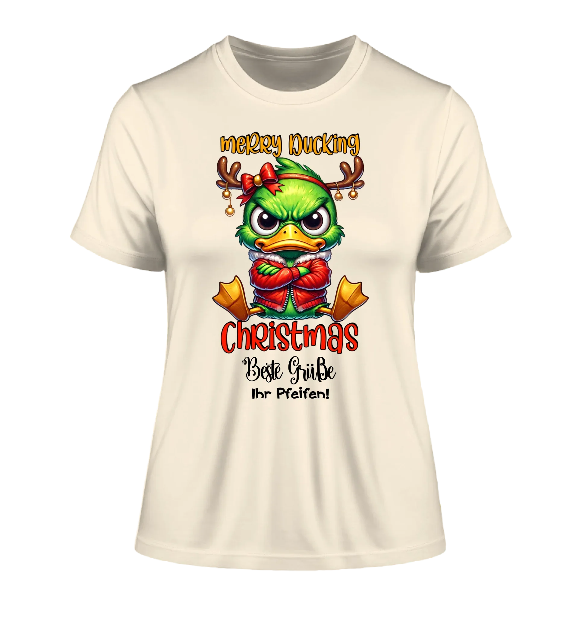 Sarkastisch: Grinchmas Ducks X-mas mit Wunschtext • 12 Motive verfügbar (personalisierbare Motive) • Weihnachtsente