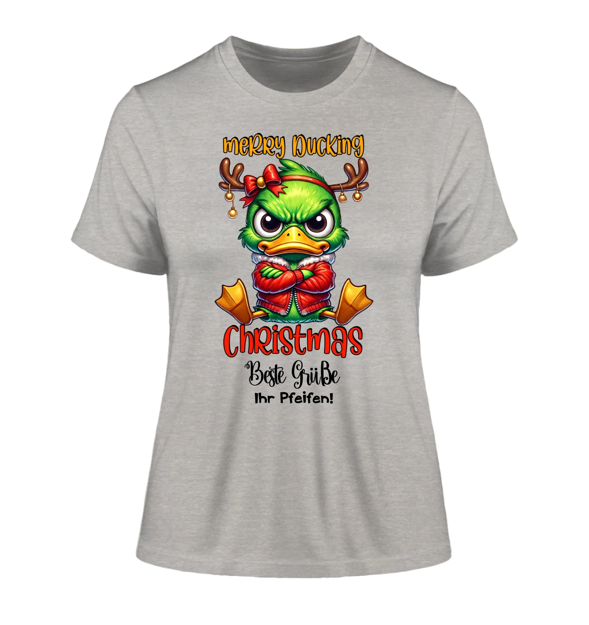 Sarkastisch: Grinchmas Ducks X-mas mit Wunschtext • 12 Motive verfügbar (personalisierbare Motive) • Weihnachtsente