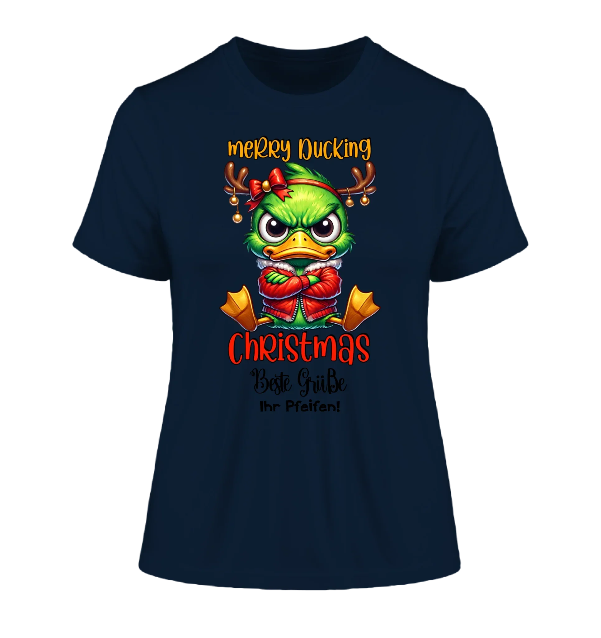 Sarkastisch: Grinchmas Ducks X-mas mit Wunschtext • 12 Motive verfügbar (personalisierbare Motive) • Weihnachtsente