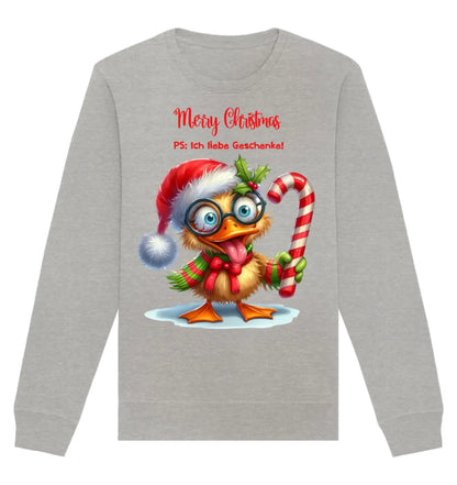 HalloGeschenk.de front-organic-basic-unisex-sweatshirt-c2c1c0-1116x