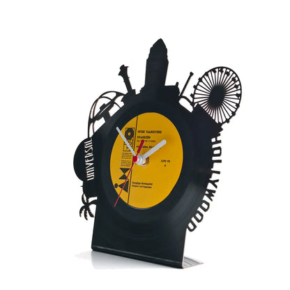 Schallplattentischuhr Los Angeles - Standuhr