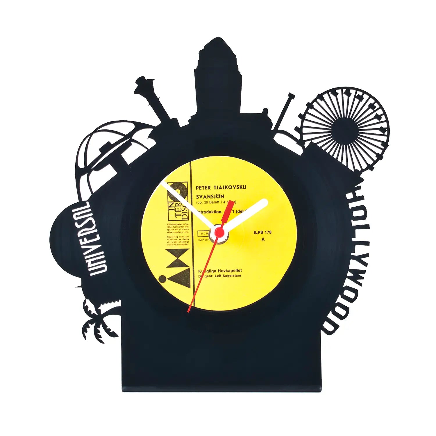 Schallplattentischuhr Los Angeles - Standuhr